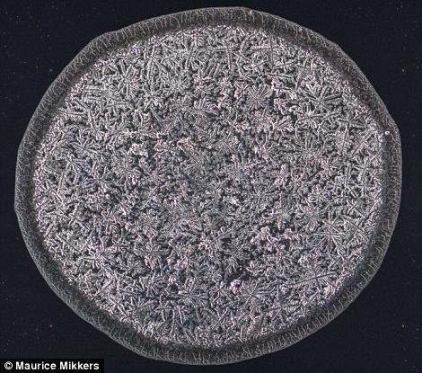 ��΢���µ����ᾧ�壺�Ժ�����ʱ������ѩ��״