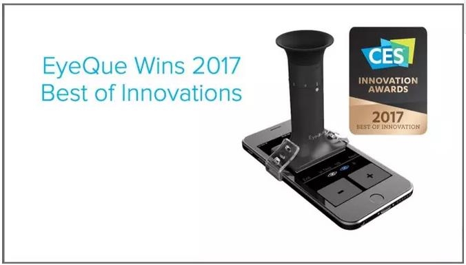 ���ֻ��Ϳ��Բ�������EyeQue ն�� 17 �� CES ��Ѵ��´�